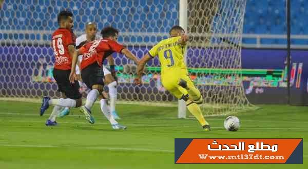 النصر يهزم الرائد ويستمر في ملاحقة الهلال